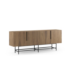 Bufet inferior maro din metal 200 cm Eldia Quiet Object