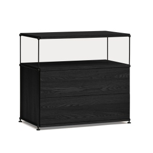 Bufet inferior negru 90 cm Aurea Deco Teulat