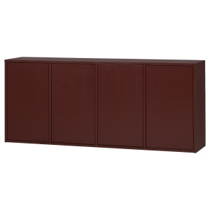 Bufet inferior rosu burgund 200 cm Merel Woood