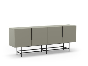 Bufet inferior verde din metal 200 cm Eldia Quiet Object