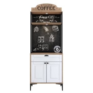 Bufet maro/alb 186 cm Marko The Home Collection