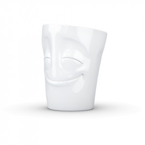Cana alba din ceramica 350 ml Cheery Tassen