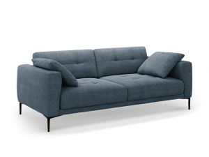 Canapea albastru inchis din textil pentru 4 persoane Bemy Structural Micadoni