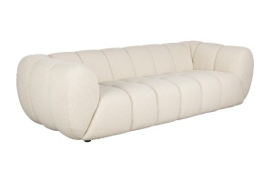 Canapea bej din textil pentru 3 persoane Melt Zuiver
