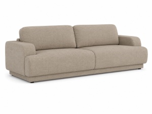 Canapea bej nisipiu din textil pentru 4 persoane Riverland Quiet Object