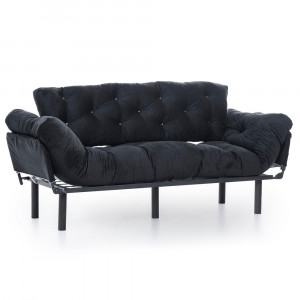 Canapea extensibila din textil pentru 3 persoane Nitta The Home Collection