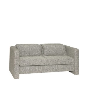 Canapea gri deschis din textil pentru 2 persoane Soba Hubsch