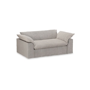 Canapea gri deschis din textil pentru 204 cm Nomad Sneak HKliving