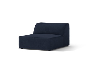 Canapea modulara albastru navy din textil pentru 1 persoana Jodie Middle Micadoni