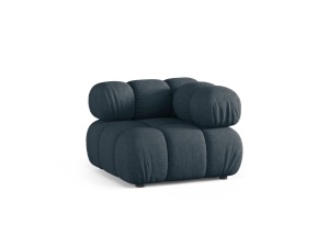 Canapea modulara albastru petrol din textil pentru 1 persoana Bellis Corner Liberty Micadoni