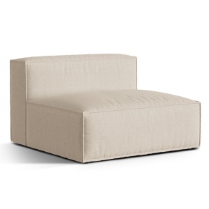 Canapea modulara bej din textil pentru 2 persoane Nuria Structural Micadoni