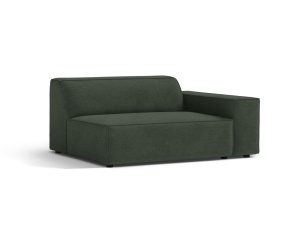 Canapea modulara verde muschi din textil pentru 1 persoana Jodie Right 122 Micadoni