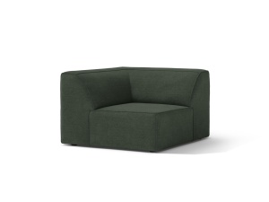 Canapea modulara verde muschi din textil pentru 1 persoana Jodie Corner Micadoni