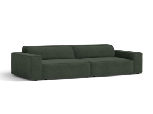 Canapea modulara verde muschi din textil pentru 4 persoane Jodie Micadoni