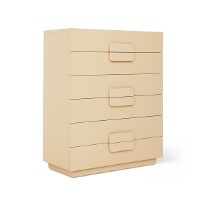 Comoda crem din lemn 80 cm Space HKliving