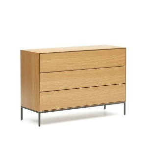 Comoda maro 110 cm Vedrana Oak Kave Home