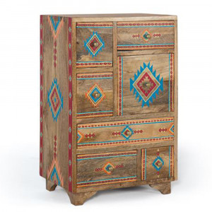 Comoda multicolor din lemn 42 cm Ace Giner y Colomer