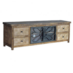 Comoda TV maro din lemn 170 cm Broome Giner y Colomer