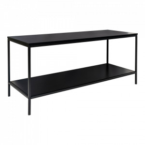 Comoda TV neagra din metal 100 cm Vita House Nordic