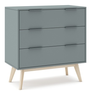 Comoda verde khaki din lemn 80 cm Pisco Quiet Object
