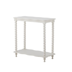 Consola alba din lemn 60 cm Bia Creative Collection