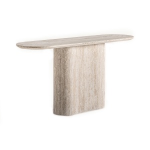 Consola bej din piatra 160 cm Thiennes Vical Home