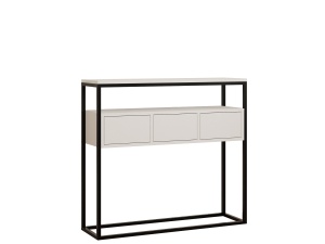 Consola neagra/alba 100 cm Guarda The Home Collection