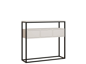 Consola neagra/alba 100 cm Guarda The Home Collection