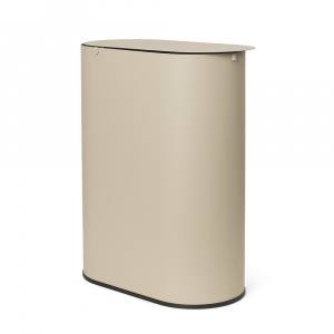 Cos de gunoi crem din metal 19 L Enkel Ferm Living
