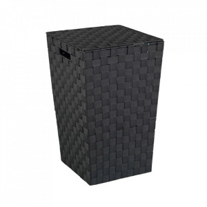 Cos de rufe negru din fibre sintetice 48 L Adria Wenko