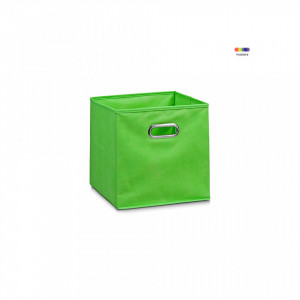 Cos verde din fleece Storage Box Green Small Zeller