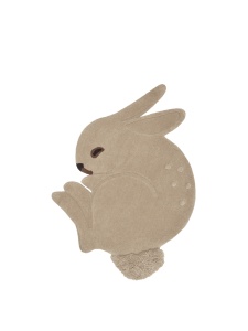 Covor bej casmir din fibre naturale 88x120 cm Rabbit Ferm Living