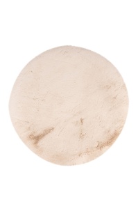 Covor bej din fibre sintetice 120 cm Heaven Lalee