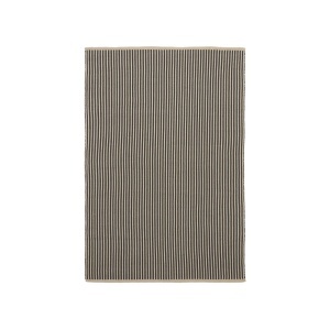 Covor bej/negru din fibre sintetice 160x230 cm Satanca Kave Home