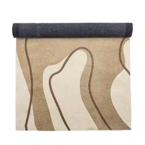 Covor crem din fibre 90x150 cm Volano Bloomingville