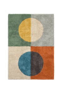 Covor din bumbac multicolor 140x200 cm Illusion Lens Lorena Canals