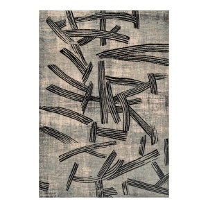 Covor gri din fibre sintetice Kanji Dark Street Louis de Poortere (diverse dimensiuni)