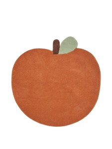 Covor maro lut din fibre naturale 110 cm Apple Ferm Living