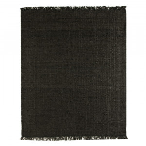 Covor negru din fibre naturale 200x250 cm Syen Thai Natura