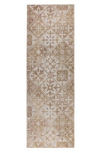 Covor pentru bucatarie bej din fibre sintetice 60x180 cm Luna Orient Lalee