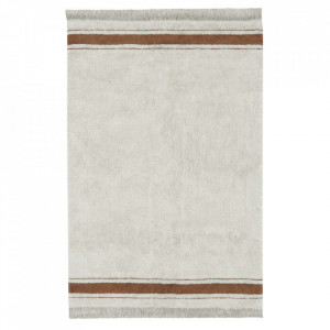 Covor pentru copii bej/maro din bumbac 140x200 cm Gastro Lorena Canals