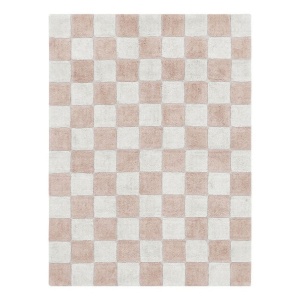 Covor pentru copii roz/crem din bumbac 200x300 cm Tiles Lorena Canals