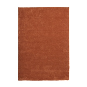 Covor rosu/maro din fibre naturale 140x200 cm Stille Ferm Living