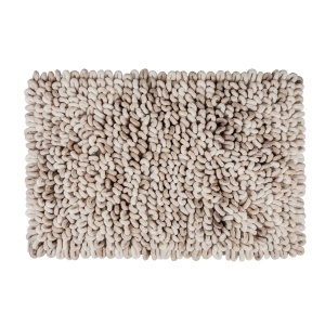 Covoras baie alb/gri din fibre 60x90 cm Lerici Wenko