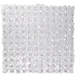 Covoras baie transparent din plastic 54x54 cm Paradise Wenko