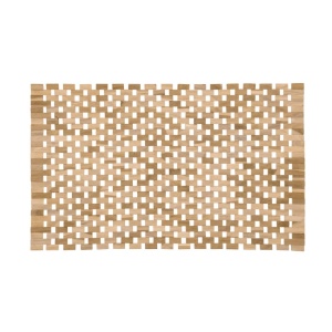 Covoras de baie maro din lemn 40x62 cm Azuray Kave Home