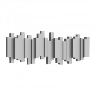 Cuier gri din plastic Sticks Umbra