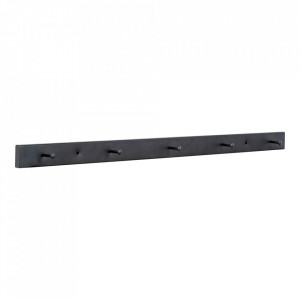 Cuier negru din metal Vita House Nordic