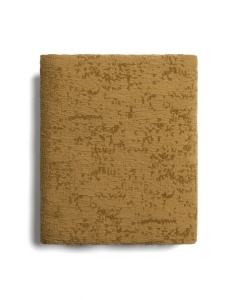 Cuvertura galben mustar din bumbac 240x260 cm Sorava Kave Home