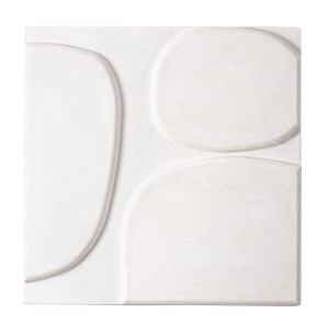 Decoratiune de perete alba 80x80 cm Albin Bizzotto